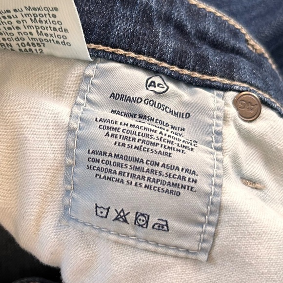 AG The Stilt Cigarette leg jeans 27R - Picture 11 of 13